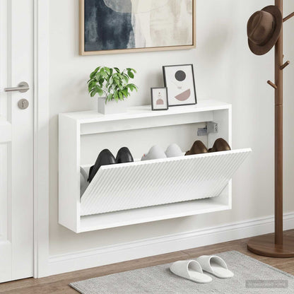 Wall-Mounted Shoe Cabinet ARNHEM 71 x 17 x 43 cm