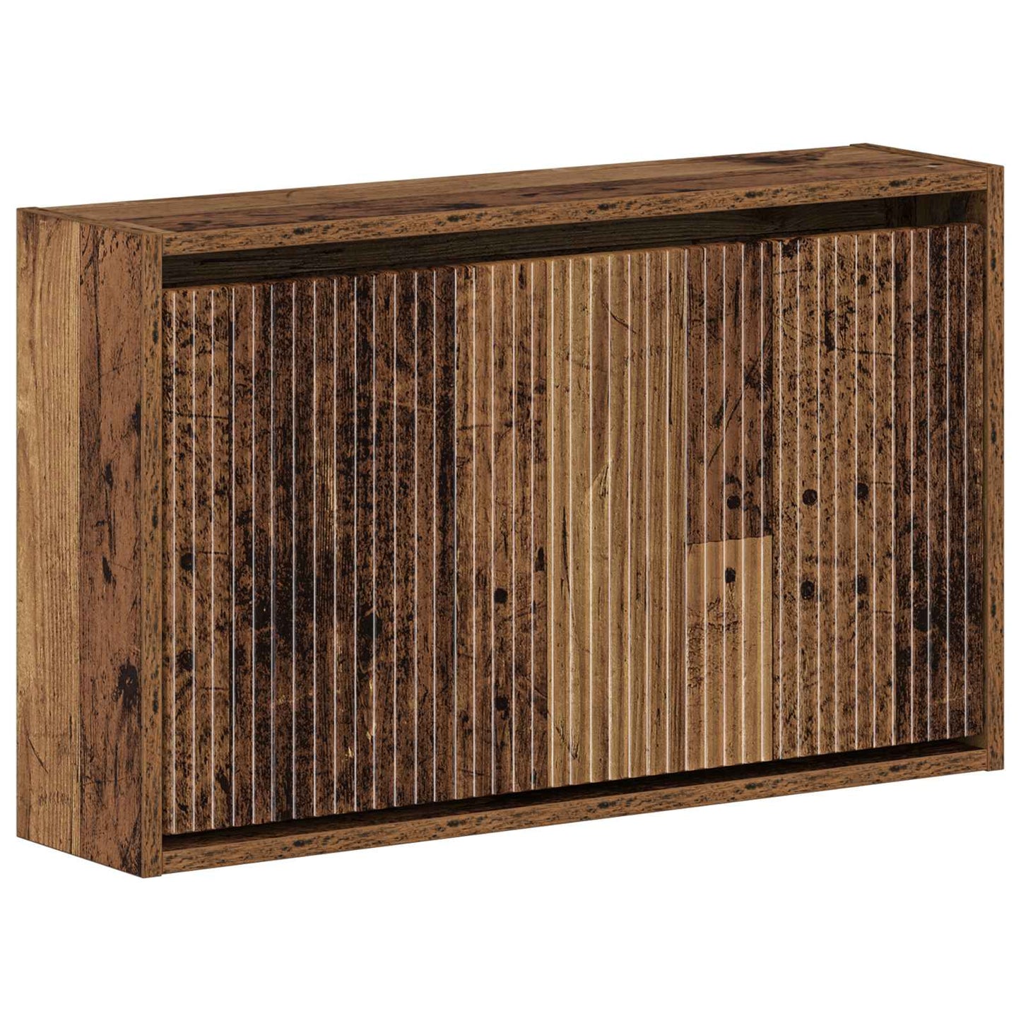 Wall-Mounted Shoe Cabinet ARNHEM 71 x 17 x 43 cm Old Wood