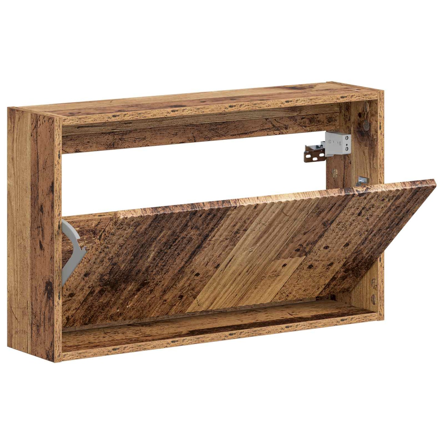 Wall-Mounted Shoe Cabinet ARNHEM 71 x 17 x 43 cm Old Wood