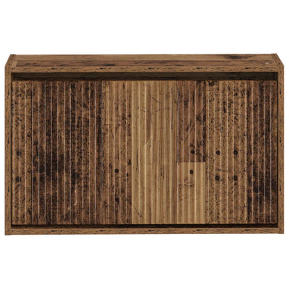 Wall-Mounted Shoe Cabinet ARNHEM 71 x 17 x 43 cm Old Wood