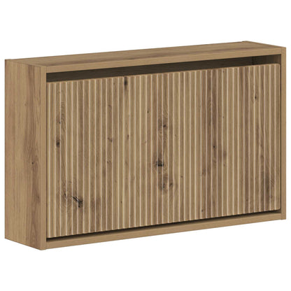 Wall-Mounted Shoe Cabinet ARNHEM 71 x 17 x 43 cm Artisan Oak