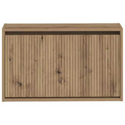 Wall-Mounted Shoe Cabinet ARNHEM 71 x 17 x 43 cm Artisan Oak