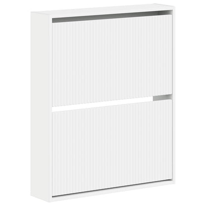 Wall-Mounted Shoe Cabinet ARNHEM 71 x 17 x 86 cm White