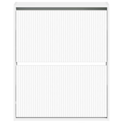 Wall-Mounted Shoe Cabinet ARNHEM 71 x 17 x 86 cm White