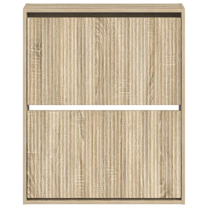 Wall-Mounted Shoe Cabinet ARNHEM 71 x 17 x 86 cm Sonoma Oak