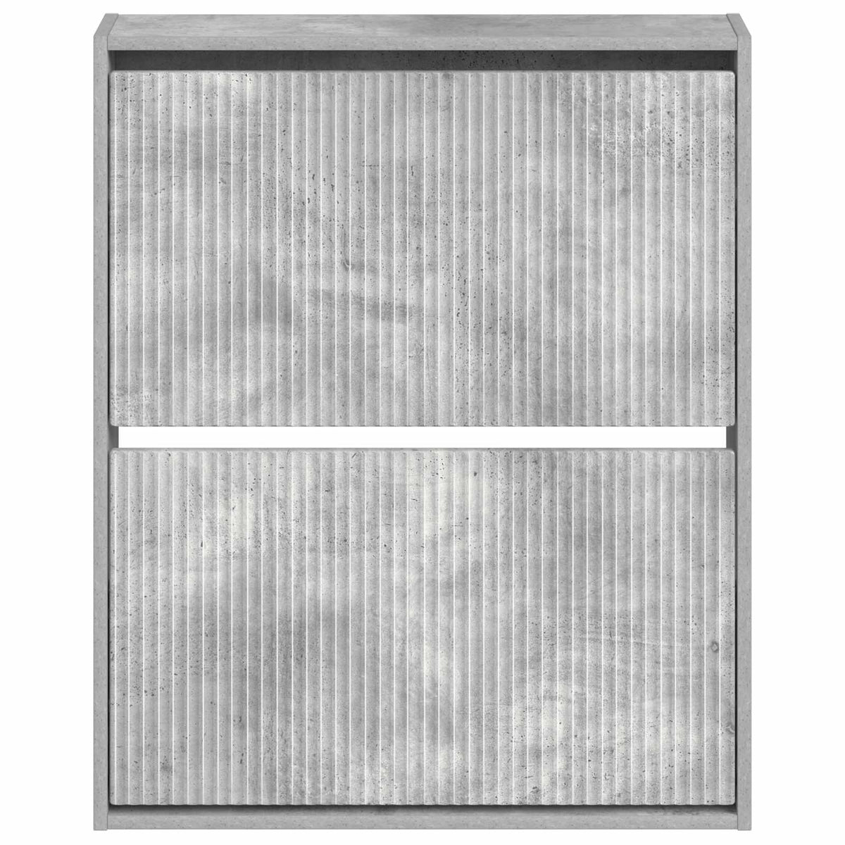 Wall-Mounted Shoe Cabinet ARNHEM 71 x 17 x 86 cm Concrete Grey