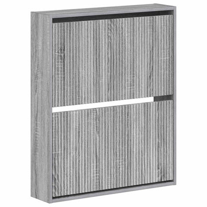 Wall-Mounted Shoe Cabinet ARNHEM 71 x 17 x 86 cm Grey Sonoma