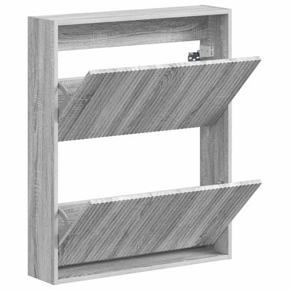 Wall-Mounted Shoe Cabinet ARNHEM 71 x 17 x 86 cm Grey Sonoma