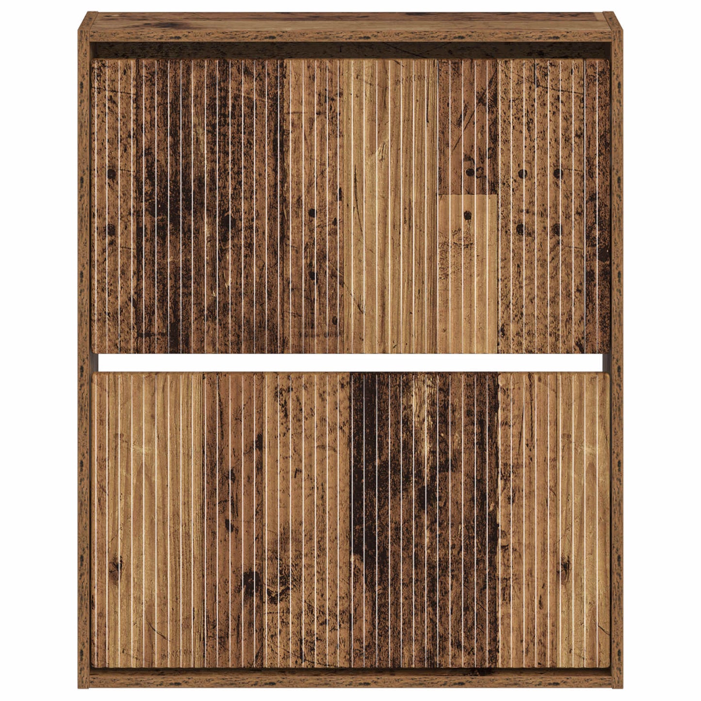 Wall-Mounted Shoe Cabinet ARNHEM 71 x 17 x 86 cm Old Wood
