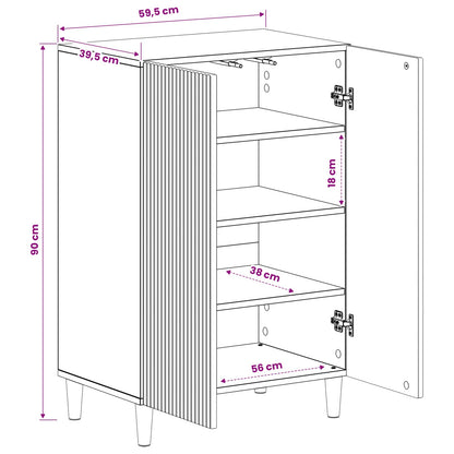 Shoe Cabinet ARNHEM 59.5 x 39.5 x 90 cm Engineered Wood