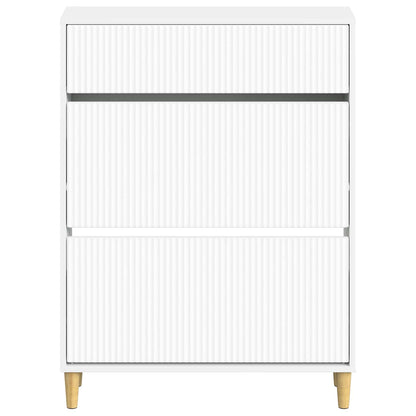 Shoe Cabinet ARNHEM 78 x 24 x 103 cm Engineered Wood White