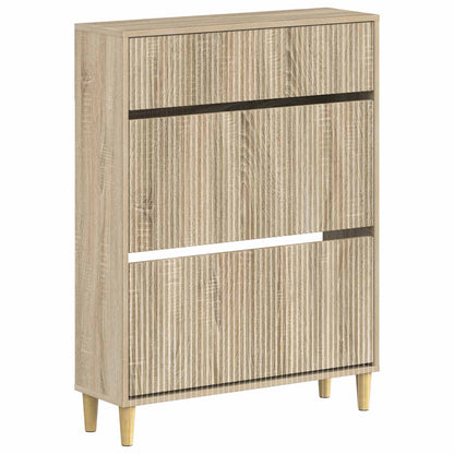 Shoe Cabinet ARNHEM 78 x 24 x 103 cm Engineered Wood Sonoma Oak