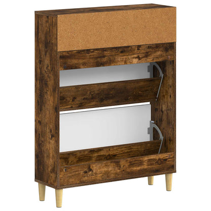 Shoe Cabinet ARNHEM 78 x 24 x 103 cm Engineered Wood Smoked Oak