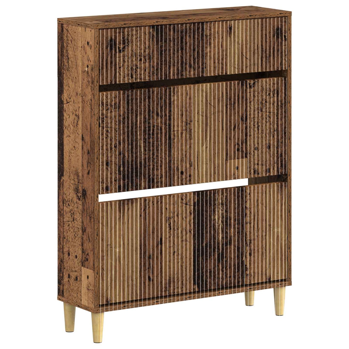 Shoe Cabinet ARNHEM 78 x 24 x 103 cm Engineered Wood Old Wood