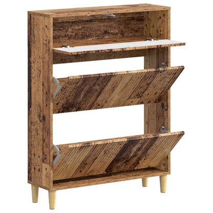 Shoe Cabinet ARNHEM 78 x 24 x 103 cm Engineered Wood Old Wood