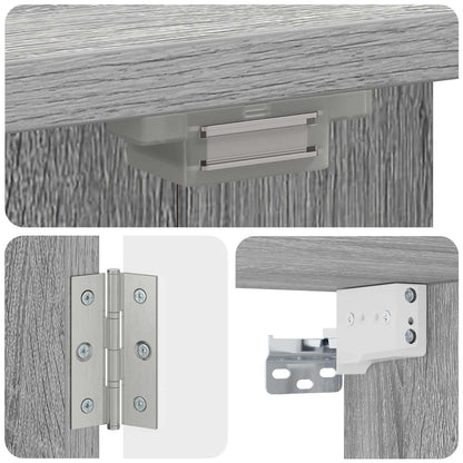 Dartboard Cabinet ARNHEM Grey Sonoma 52.5 x 10.5 x 53.5 cm
