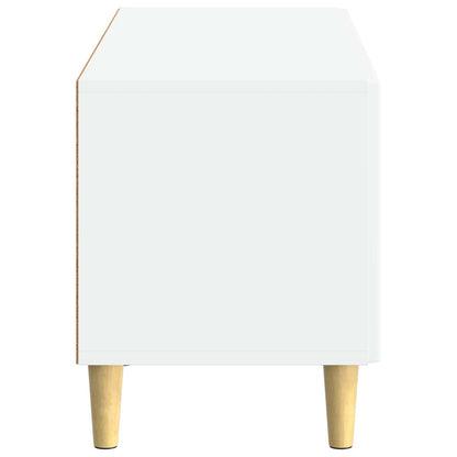 TV Cabinet White Engineered Wood