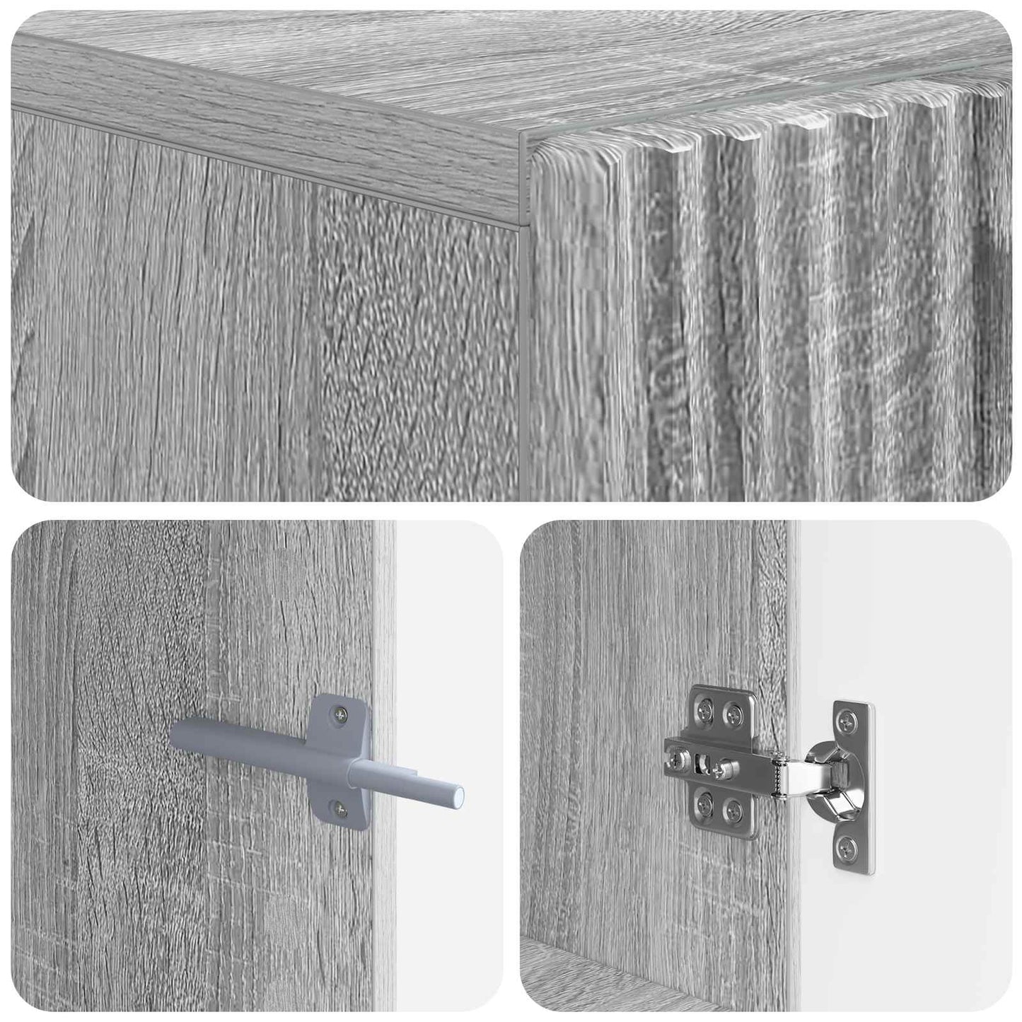 TV Cabinet Grey Sonoma Engineered Wood