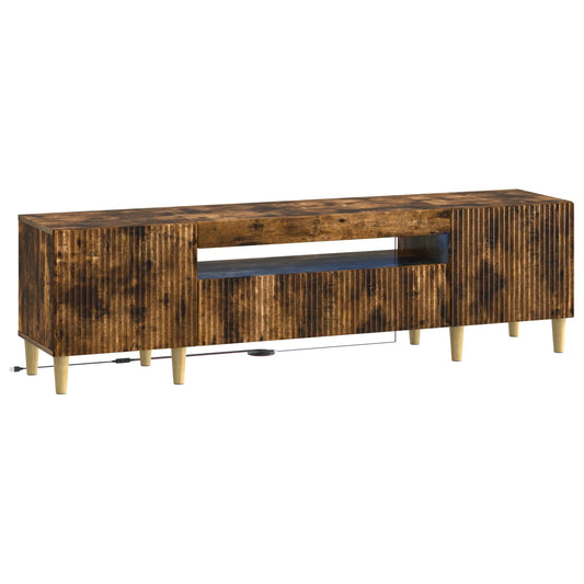 LED TV Cabinet ARNHEM 153 x 35 x 43 cm Smoked Oak