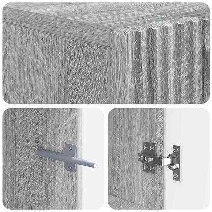 LED TV Cabinet Grey Sonoma Engineered Wood
