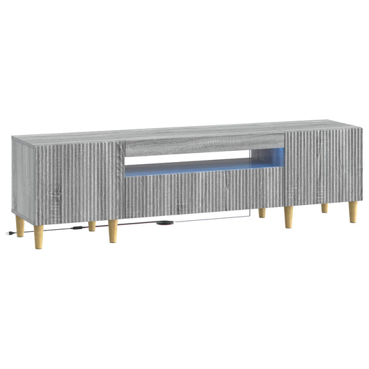 LED TV Cabinet ARNHEM 153 x 35 x 43 cm Grey Sonoma