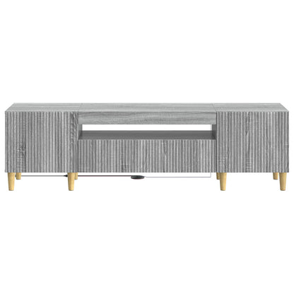 LED TV Cabinet Grey Sonoma Engineered Wood
