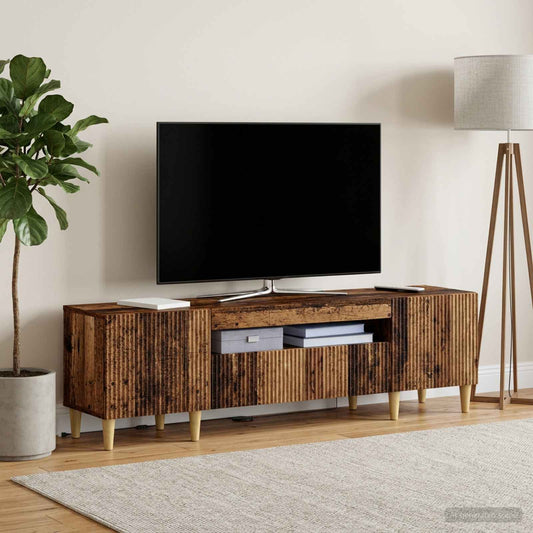LED TV Cabinet ARNHEM 153 x 35 x 43 cm Old Wood Engineered Wood