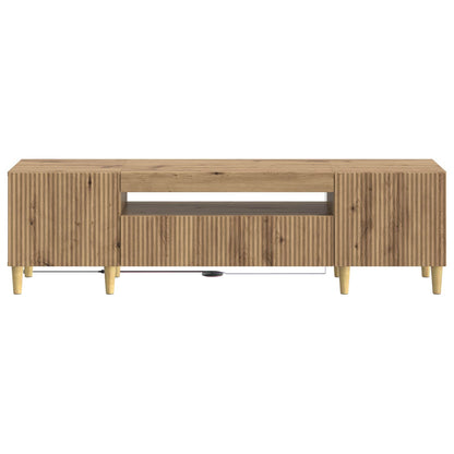LED TV Cabinet Artisan Oak Engineered Wood