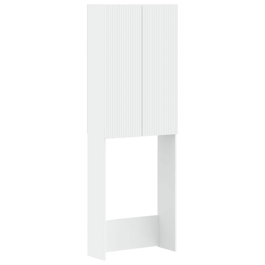 Toilet Cabinet ARNHEM White 66 x 25.5 x 190 cm Engineered Wood