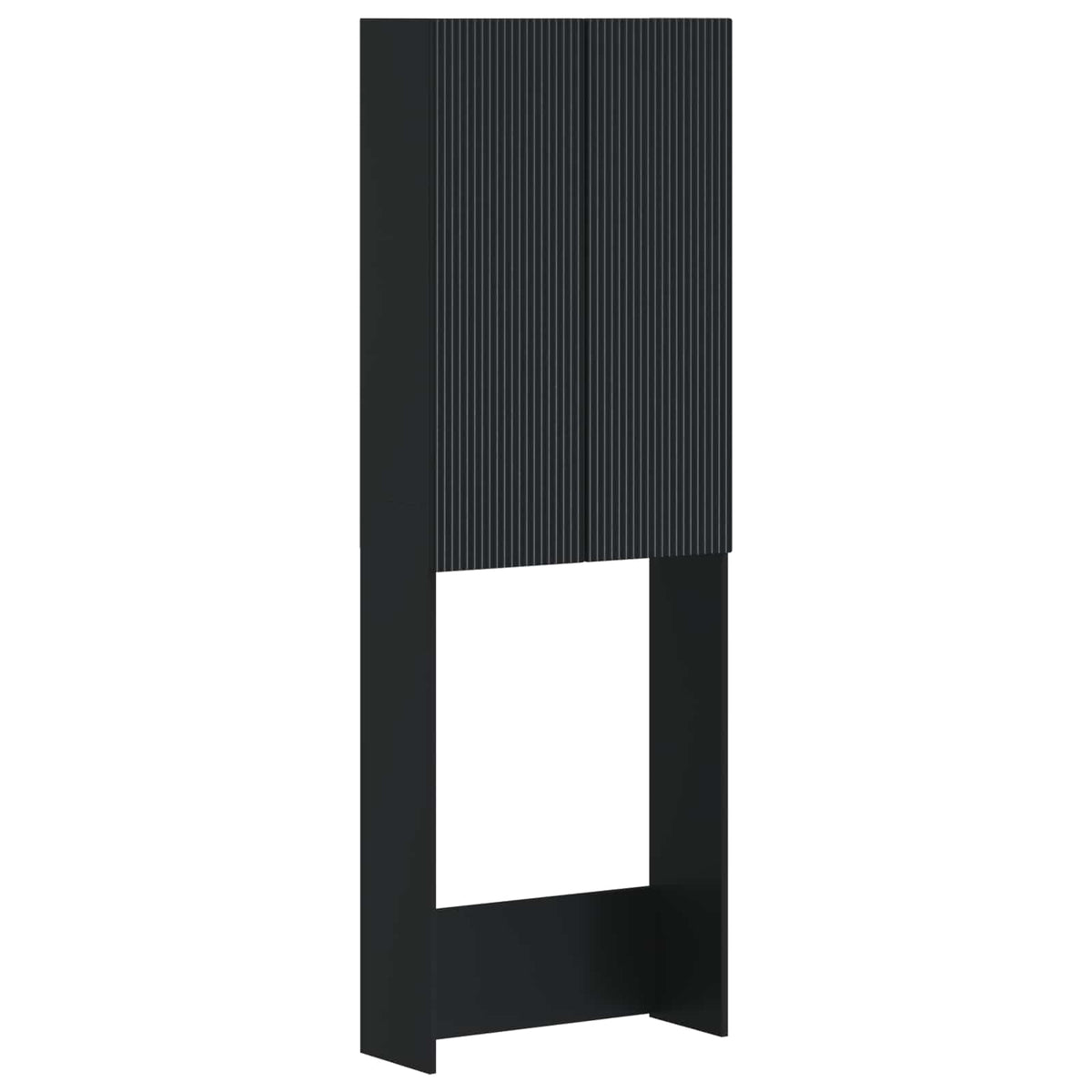 Toilet Cabinet ARNHEM Black 66 x 25.5 x 190 cm Engineered Wood