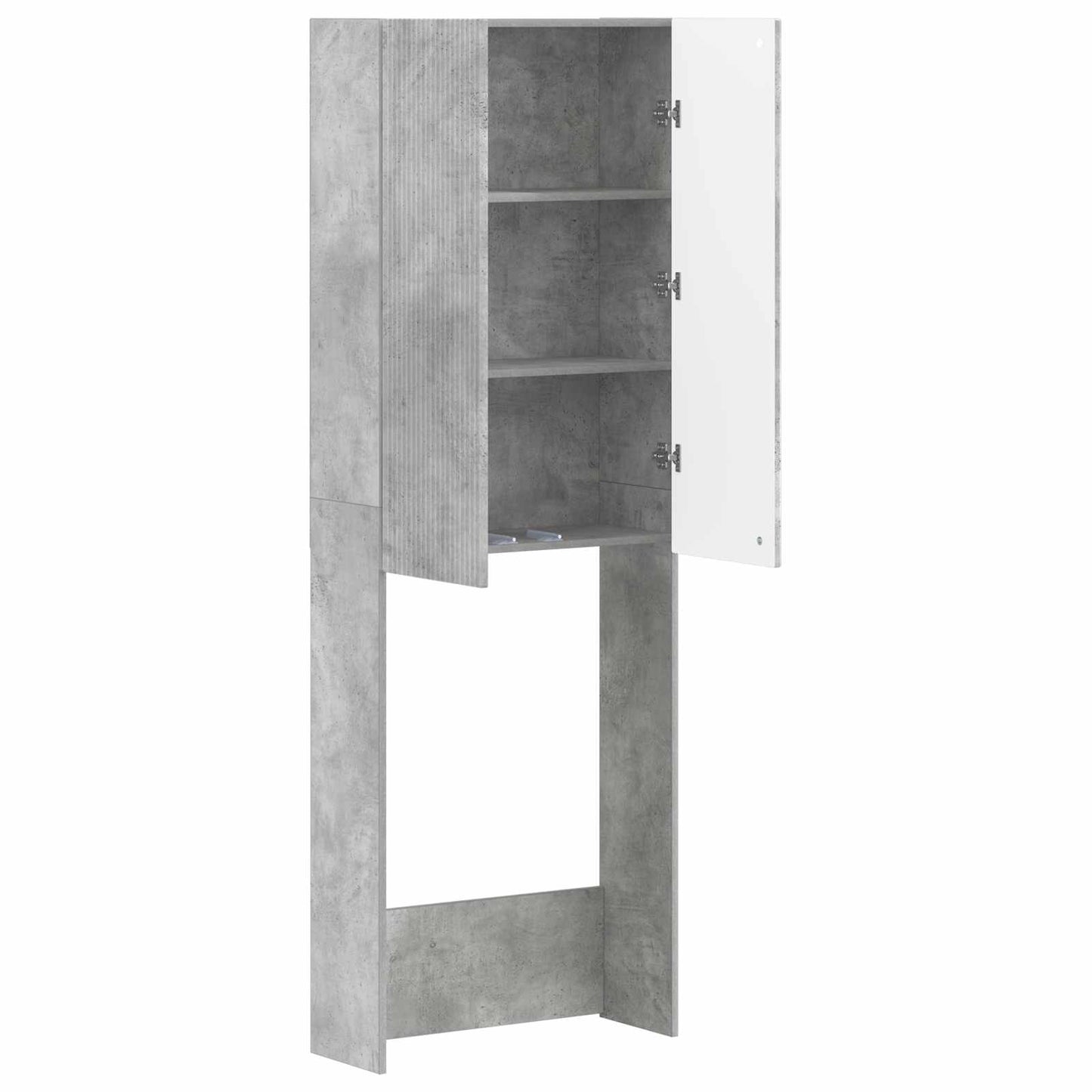 Toilet Cabinet ARNHEM Concrete Grey 66 x 25.5 x 190 cm