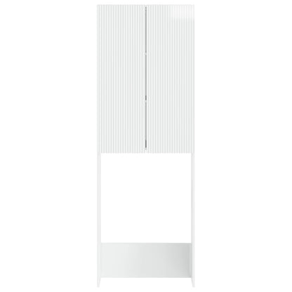 Toilet Cabinet ARNHEM High Gloss White 66 x 25.5 x 190 cm