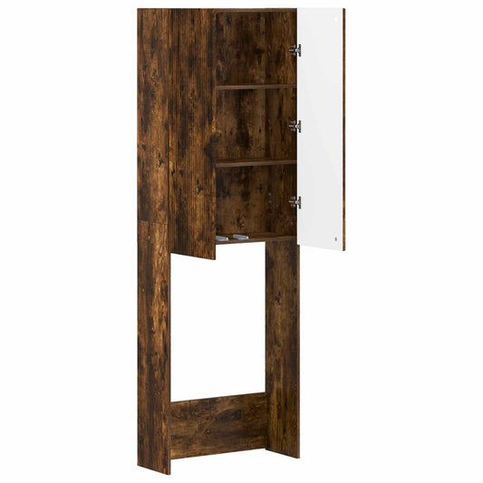 Toilet Cabinet ARNHEM Smoked Oak 66 x 25.5 x 190 cm