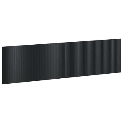Wall-Mounted Headboard ARNHEM Black Engineered Wood