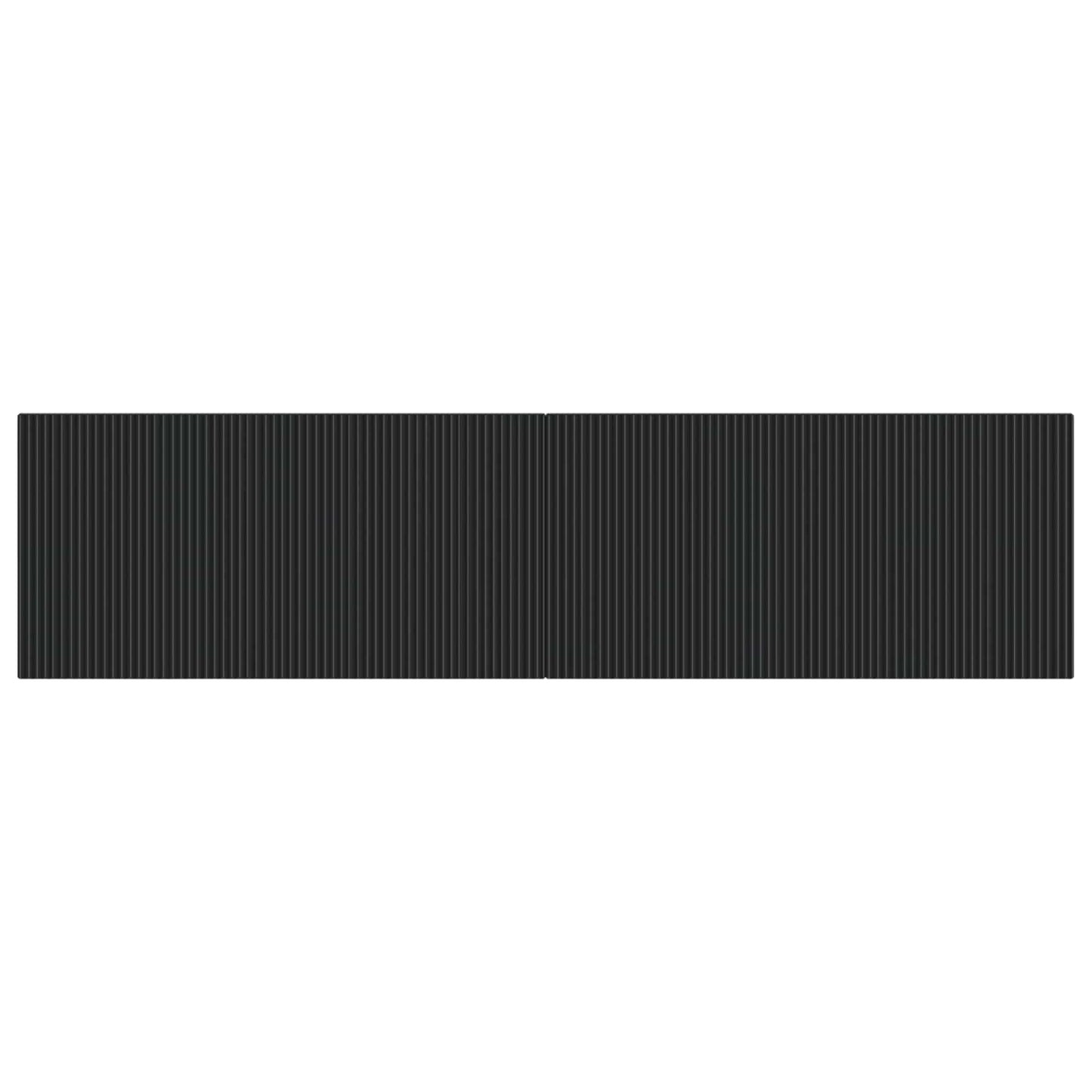 Wall-Mounted Headboard ARNHEM Black Engineered Wood