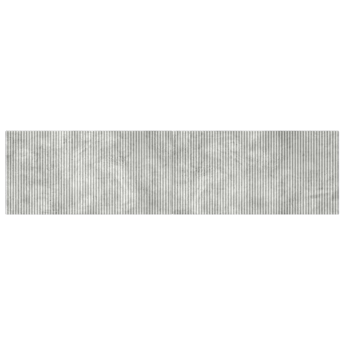 Wall-Mounted Headboard ARNHEM Concrete Grey Engineered Wood