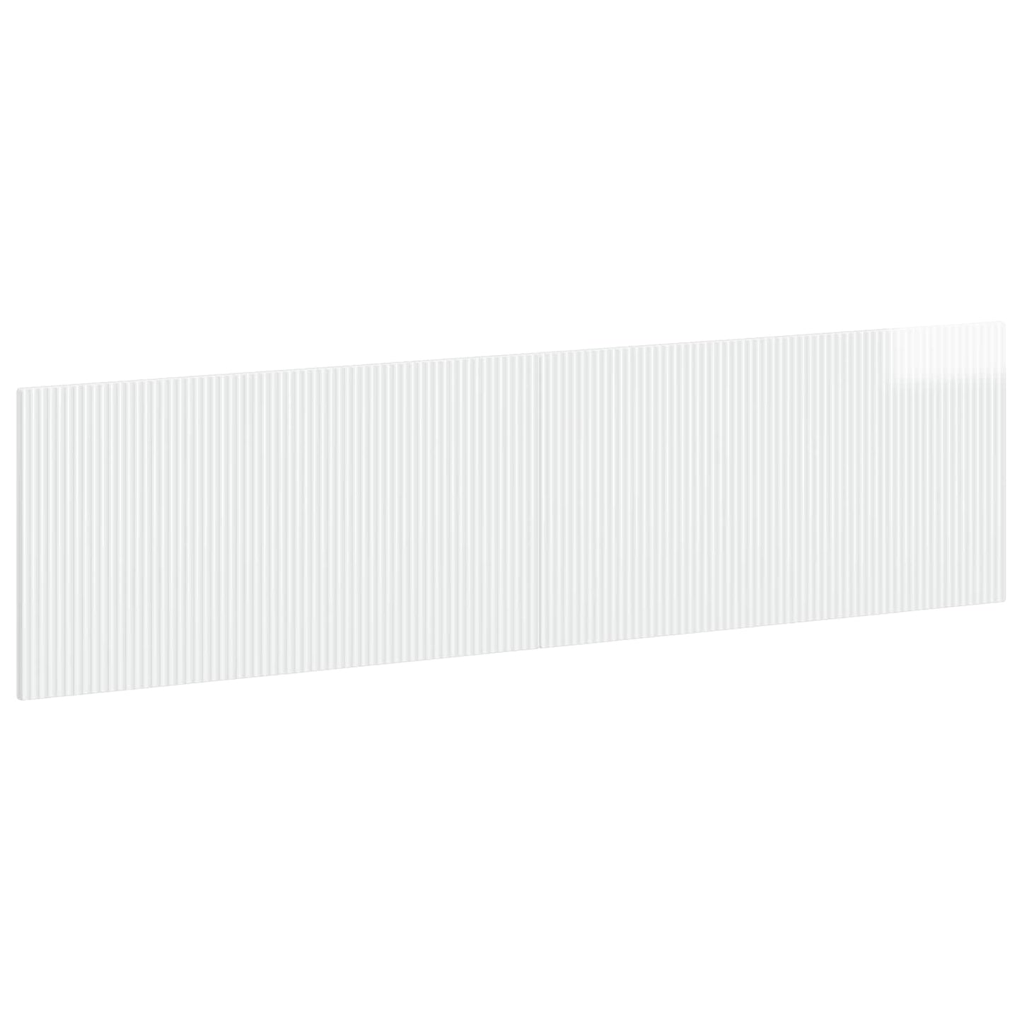 Wall-Mounted Headboard ARNHEM High Gloss White Engineered Wood