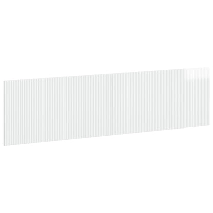 Wall-Mounted Headboard ARNHEM High Gloss White Engineered Wood