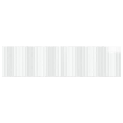 Wall-Mounted Headboard ARNHEM High Gloss White Engineered Wood