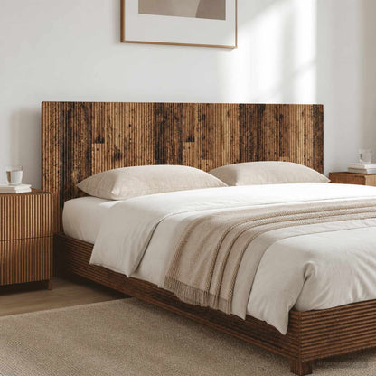 Wall-Mounted Headboard ARNHEM Old Wood Engineered Wood