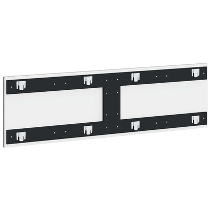 Wall-Mounted Headboard ARNHEM Black Engineered Wood