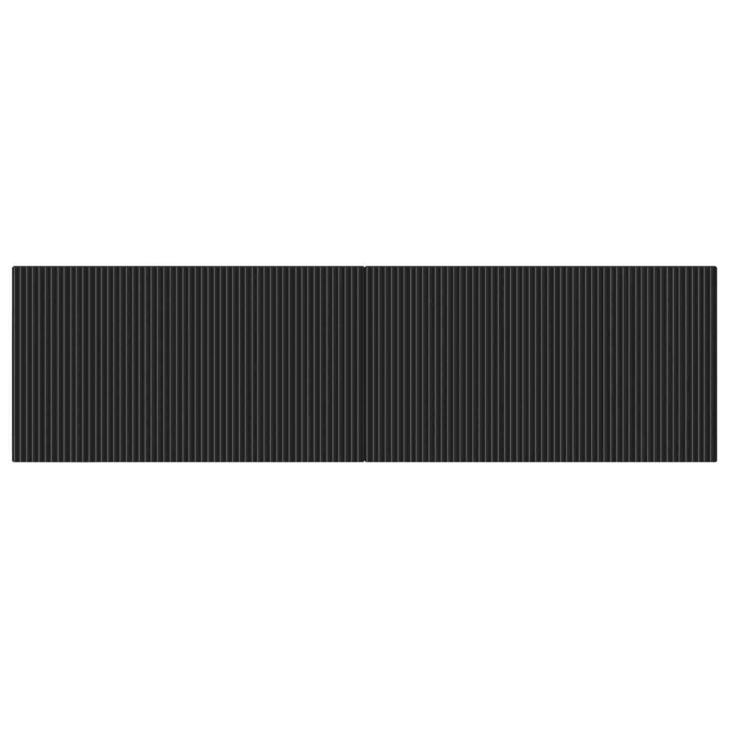 Wall-Mounted Headboard ARNHEM Black Engineered Wood