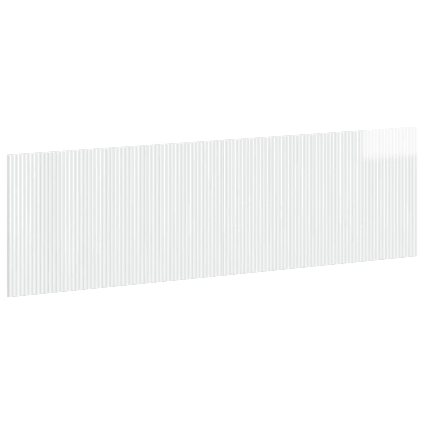 Wall-Mounted Headboard ARNHEM High Gloss White Engineered Wood
