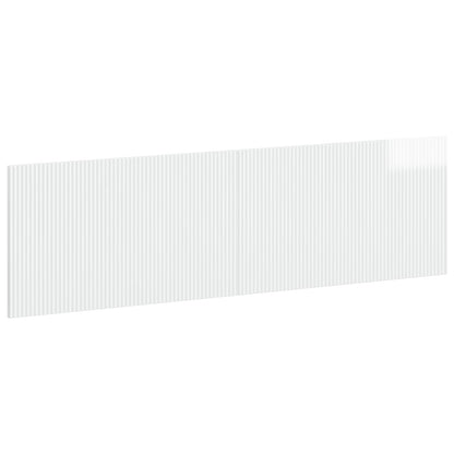 Wall-Mounted Headboard ARNHEM High Gloss White Engineered Wood