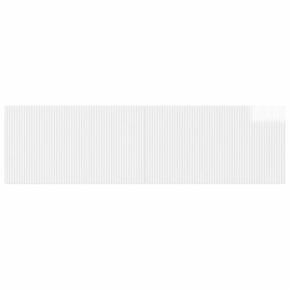 Wall-Mounted Headboard ARNHEM High Gloss White Engineered Wood