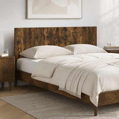 Wall-Mounted Headboard ARNHEM Smoked Oak Engineered Wood