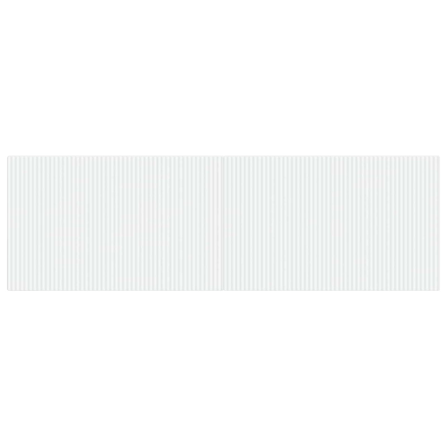 Wall-Mounted Headboard ARNHEM White Engineered Wood