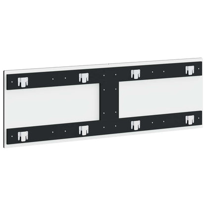 Wall-Mounted Headboard ARNHEM Black Engineered Wood