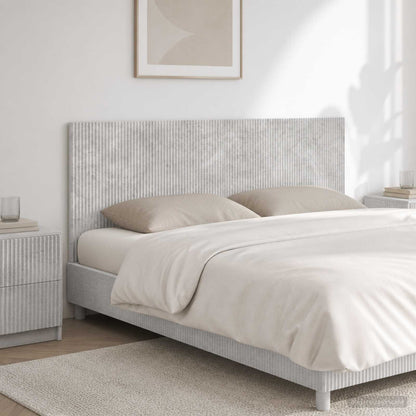 Wall-Mounted Headboard ARNHEM Concrete Grey Engineered Wood