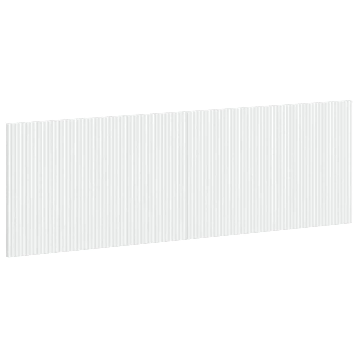 Wall-Mounted Headboard ARNHEM High Gloss White Engineered Wood